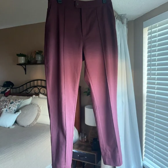 ADAY Rebellion Tailored Pants, Merlot - Picture 4 of 11